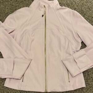 Lululemon pink with gold zipper Align jacket